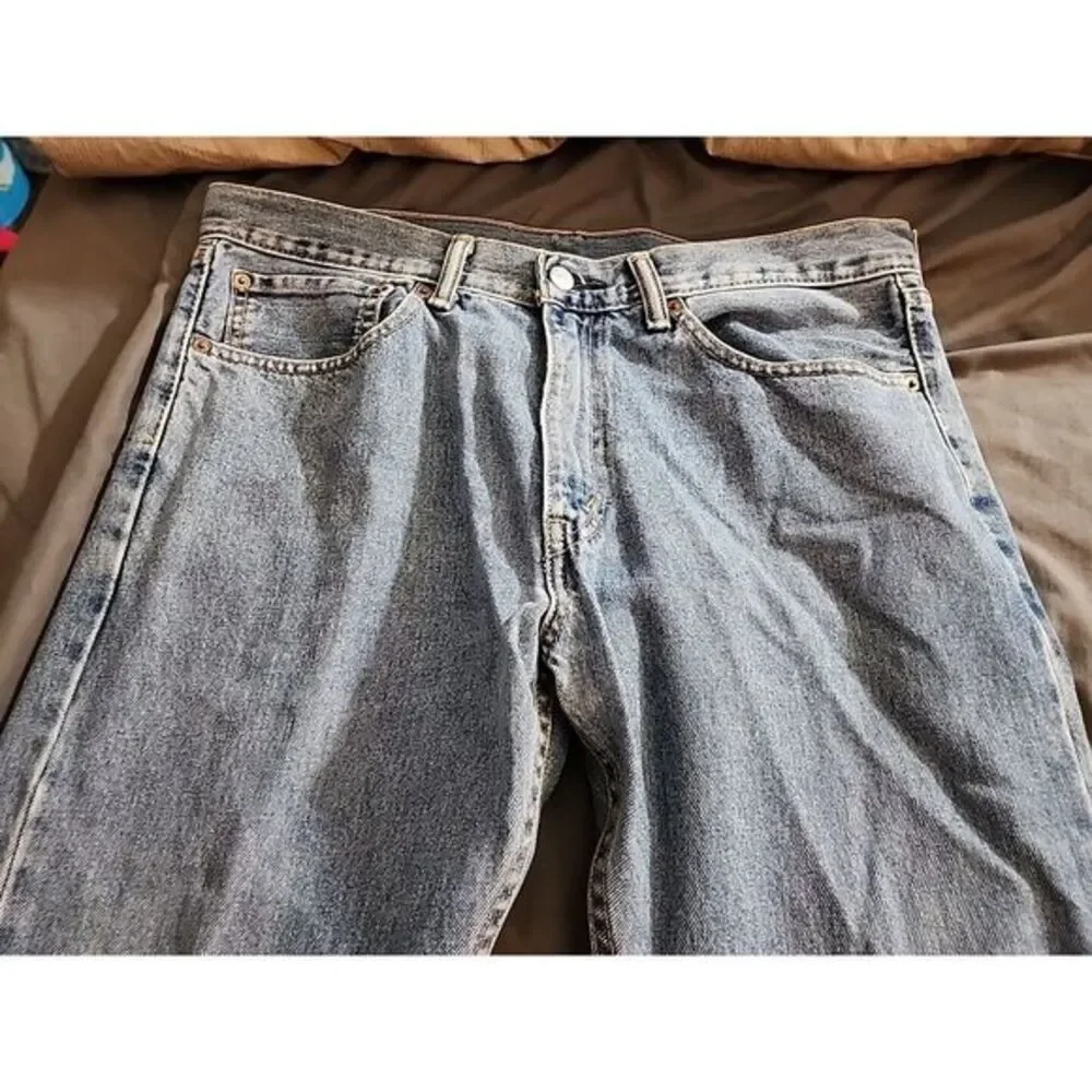 Vtg‎ Levis 505 Jeans Mens 34x29 Regular Fit Straight Leg Classic Denim Pants 90s